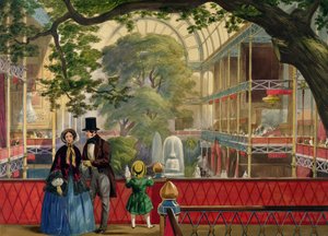 Blick über den Balkon, aus Dickinsons Comprehensive Pictures of the Great Exhibition of 1851, veröffentlicht 1854